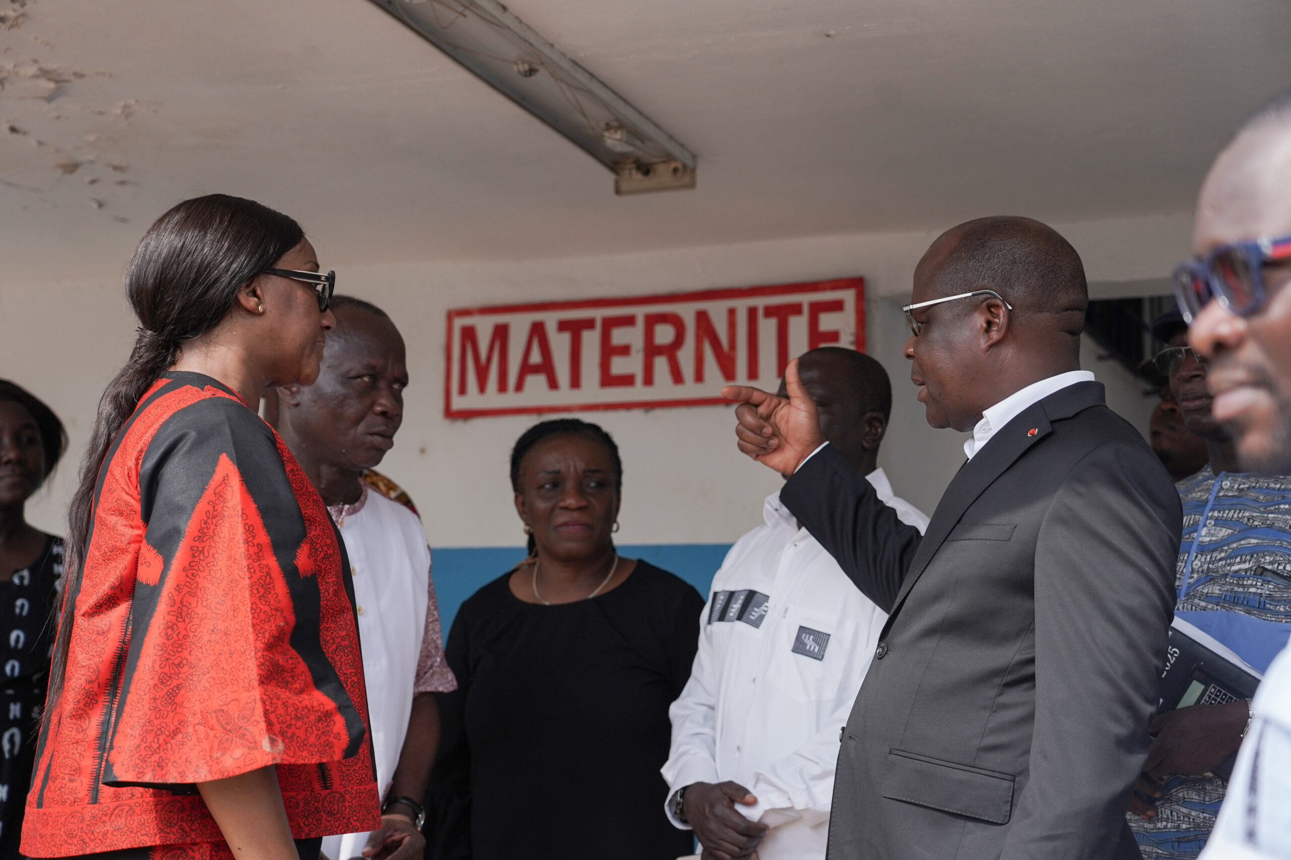 Visite du Ministre Pierre Demba à l’Hôpital Général d’Adzopé