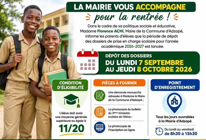 PRISE EN CHARGE SCOLAIRE